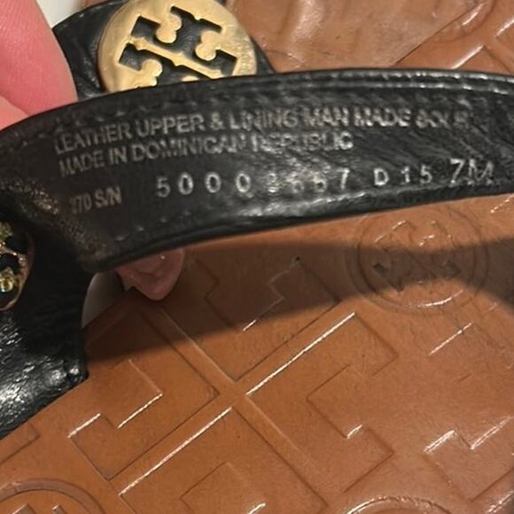 Tory Burch Black and Brown Sandals - Picture 7 of 10